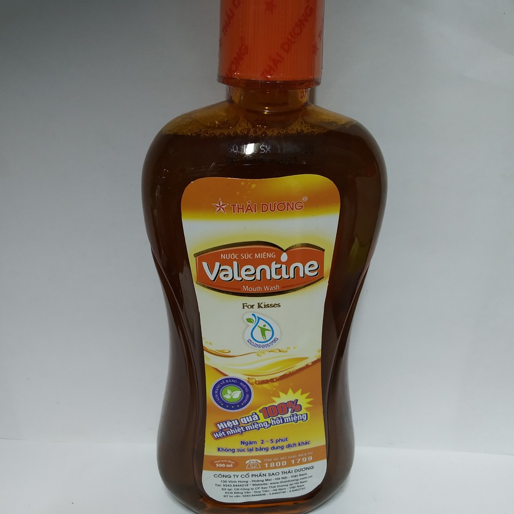 Nước súc miệng Valentine 250-500ml