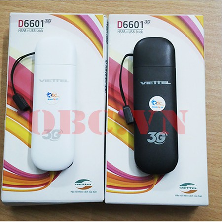 Dcom 3G Viettel D6601 21.6Mbps dùng các sim