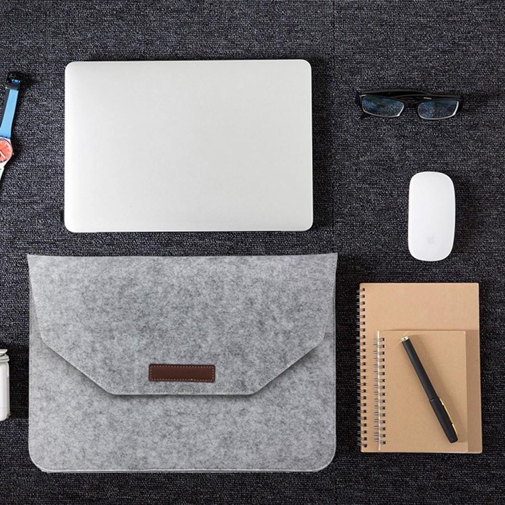 Túi Đựng Laptop / Máy Tính Bảng Bằng Vải Nỉ Mềm Mại Tiện Dụng Ốp