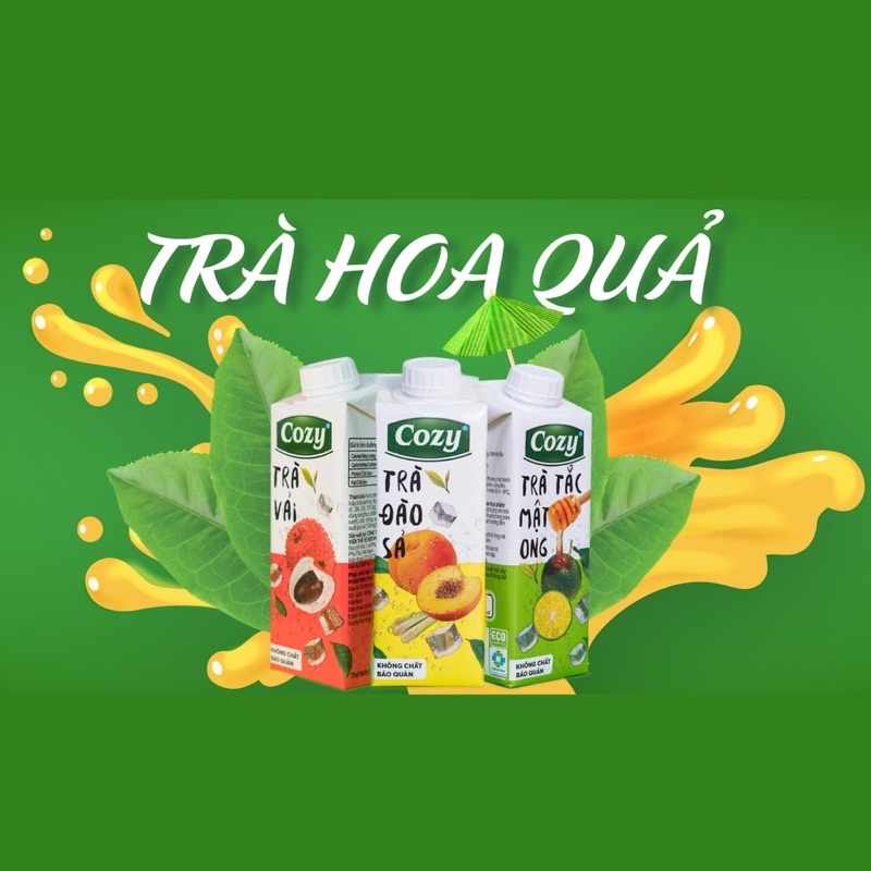 1 hộp trà cozy hoa quả 225ml