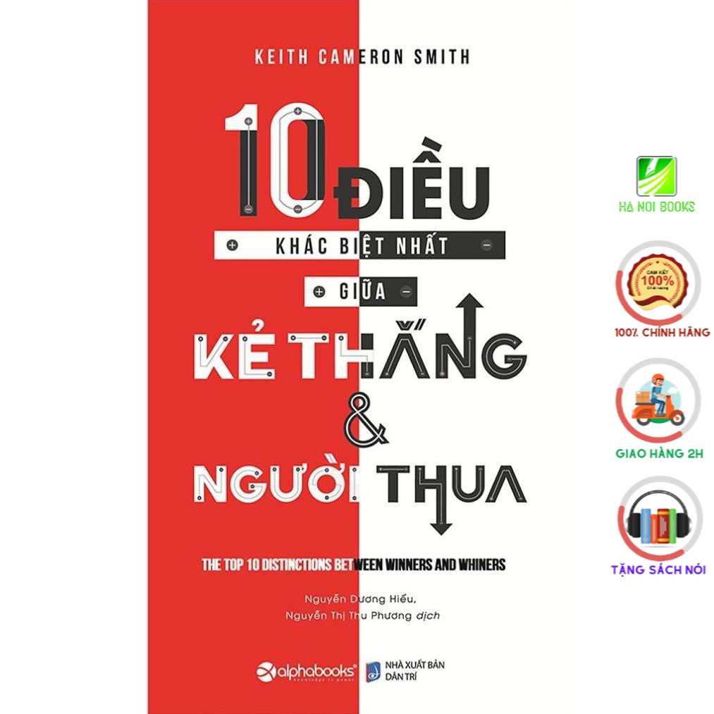 Sách Alphabooks - 10 điều khác biệt giữa kẻ thắng và người thua