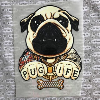 Hình ủi, hình ép nhiệt - Chó Pug (nhiều mẫu)