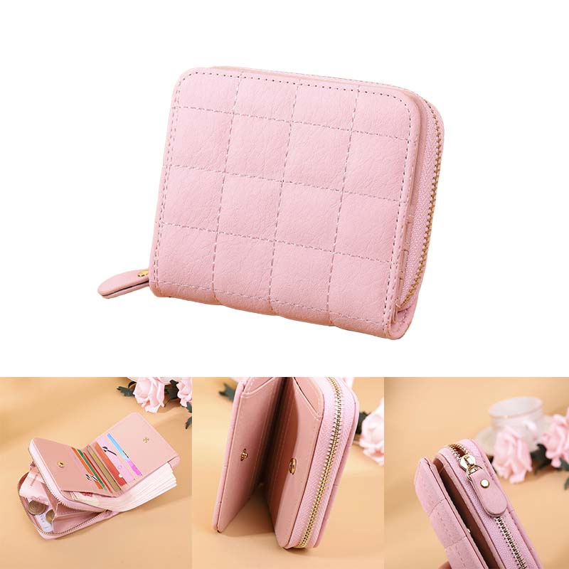 Ví Mini Có Khóa Kéo Thêu Họa Tiết Xinh Xắn Cho Nữ JP5