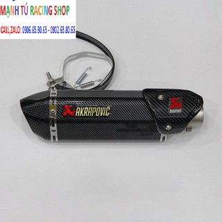 Lon pô akapovic carbon lục giác(Hàng chính hãng)