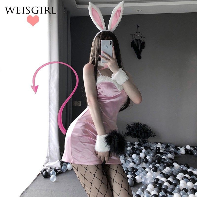 cosplay thỏ bunny noel váy ngủ đầm trang phục giáng sinh sexy gợi cảm | BigBuy360 - bigbuy360.vn