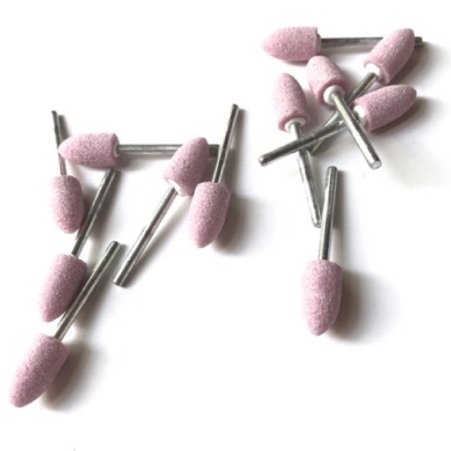 Trục đá mài nhọn 10mm hoặc 12mm cán 3mm