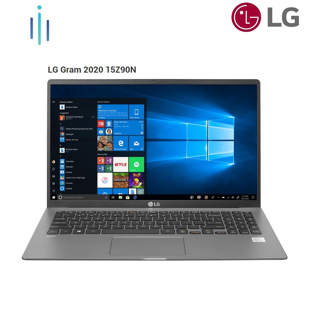 Laptop LG Gram 2020 15Z90N-V.AR55A5 i5-1035G7 | 8GB | 512GB | 15'6 FHD IPS