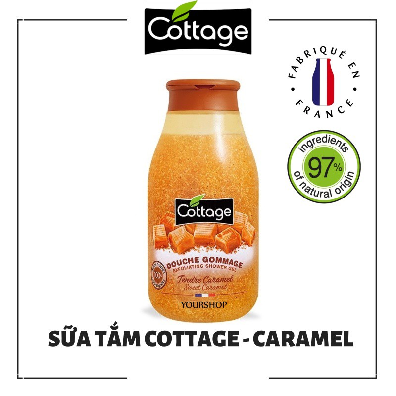 Sữa tắm nước hoa Cottage Caramel 💖Chính Hãng Pháp 💖 Yourshop