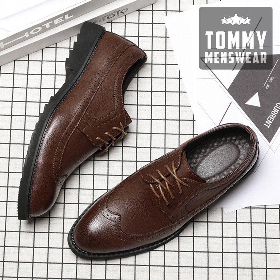 Giày Da Nam Đẹp - TẶNG TẤT - Giày Tây Nam Cao Cấp Quý Ông Lịch Lãm GNK16 | BigBuy360 - bigbuy360.vn