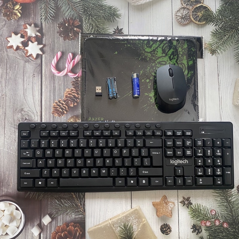 Bộ Bàn Phím Logitech MK290- Thiết Kế Tinh Tế - BH 12 tháng - Hàng Công Ty