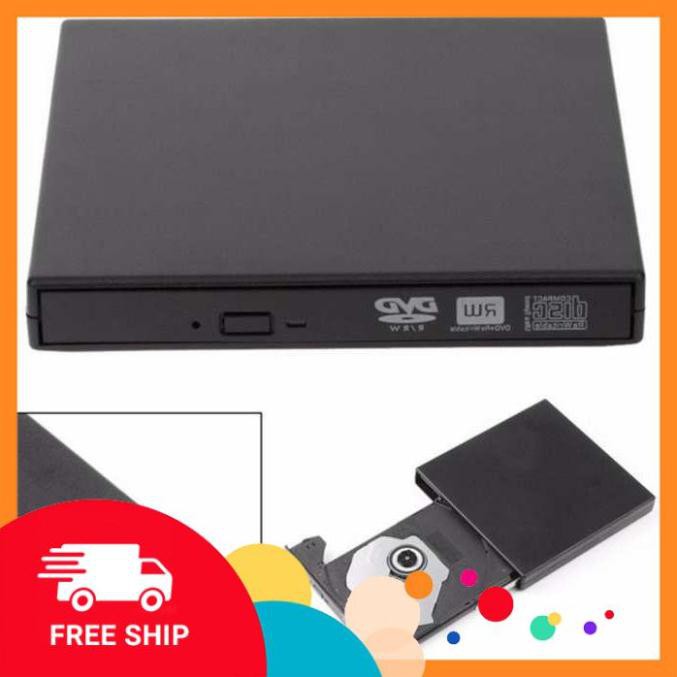 S S [FreeShip Toàn Quốc] Box dvd laptop di động usb 2.0 ( lắp ổ DVD vào thành ổ DVD di động)