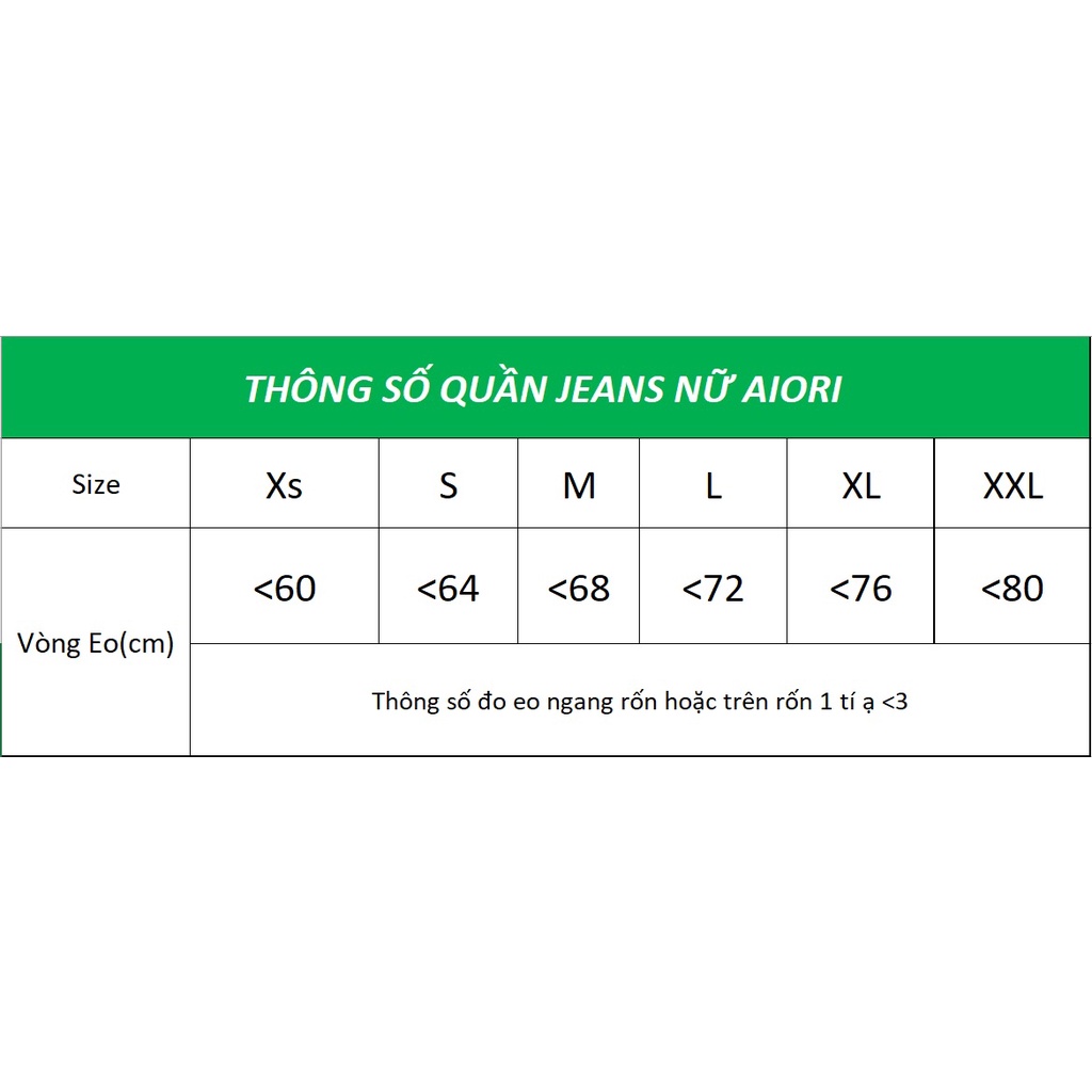 Quần Jean Nữ Aiori Ống Loe Lưng Cao Bò Bass Trơn Dáng Dài Vải Co Giãn Tốt Mềm Mịn_Mã