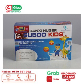 [CHÍNH HÃNG] Canxi Huger SUBOO KIDS IDC- Hộp 4 vỉ x 4 ống 10ml