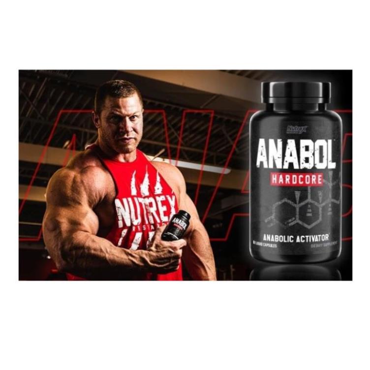 Anabol Hardcore Giúp Tổng Hợp Cơ Bắp Hỗ Trợ Phát Triển Cơ Bắp Nutrex Anabol Hardcore 60 Viên