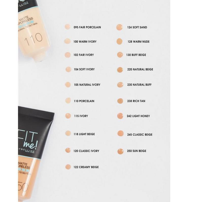 (Hàng Mới Về) Tuýp Kem Che Khuyết Điểm Maybelline Fit Me 18ml