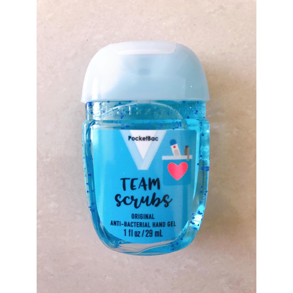 ( HÀNG CÓ SẴN) Gel Rửa Tay Khô Bath &amp; Body Works PocketBac Sanitizers Team Scrubs