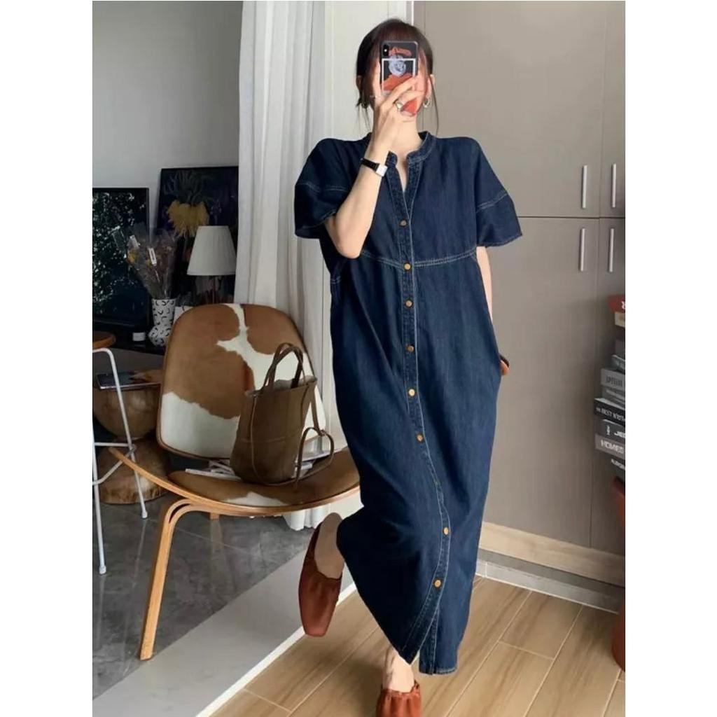 LOVISHOP - Đầm oversize denim hot hit nhà Lovi