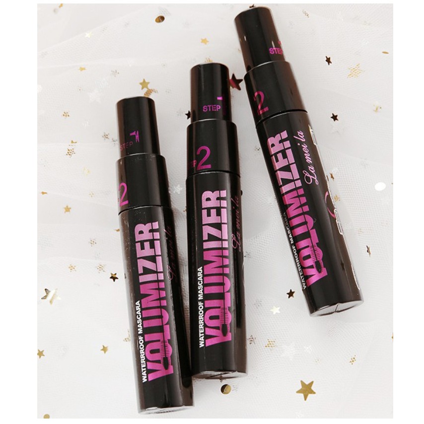 🦄 MASCARA Chuốt Mi 2IN1 VOLUMIZER YAQINA long lasting makeup siêu dài dày cong mi lâu trôi NGỰA BEAUTY | BigBuy360 - bigbuy360.vn