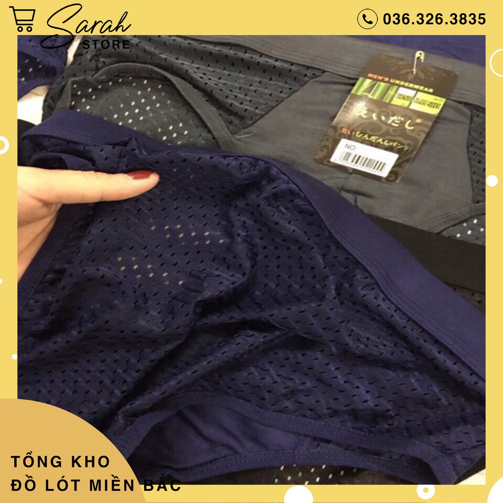 Hộp 4 Quần Sịp Tam Giác Thông Hơi Xuất Khẩu 303