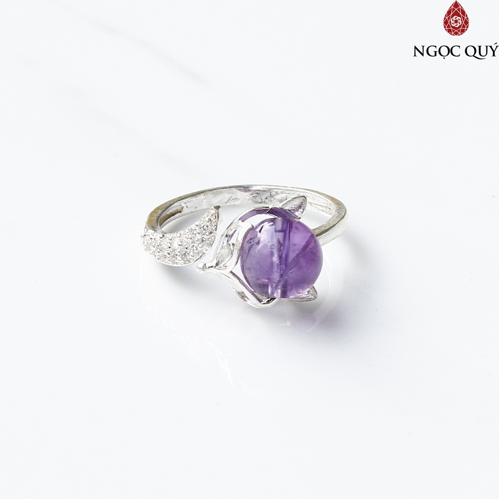 Nhẫn bạc hồ ly theo mệnh - Ngọc Quý