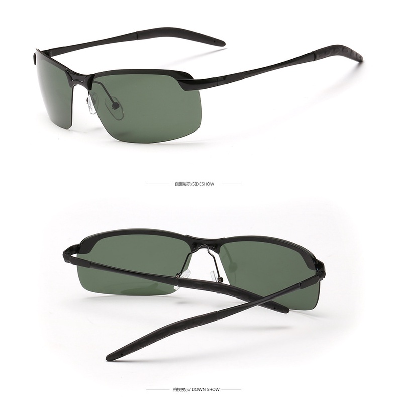 Kính chống tia UV màu đen phong cách cổ điển dành cho nam