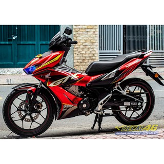 Tem Trùm Winner X Đỏ Bạc GTR
