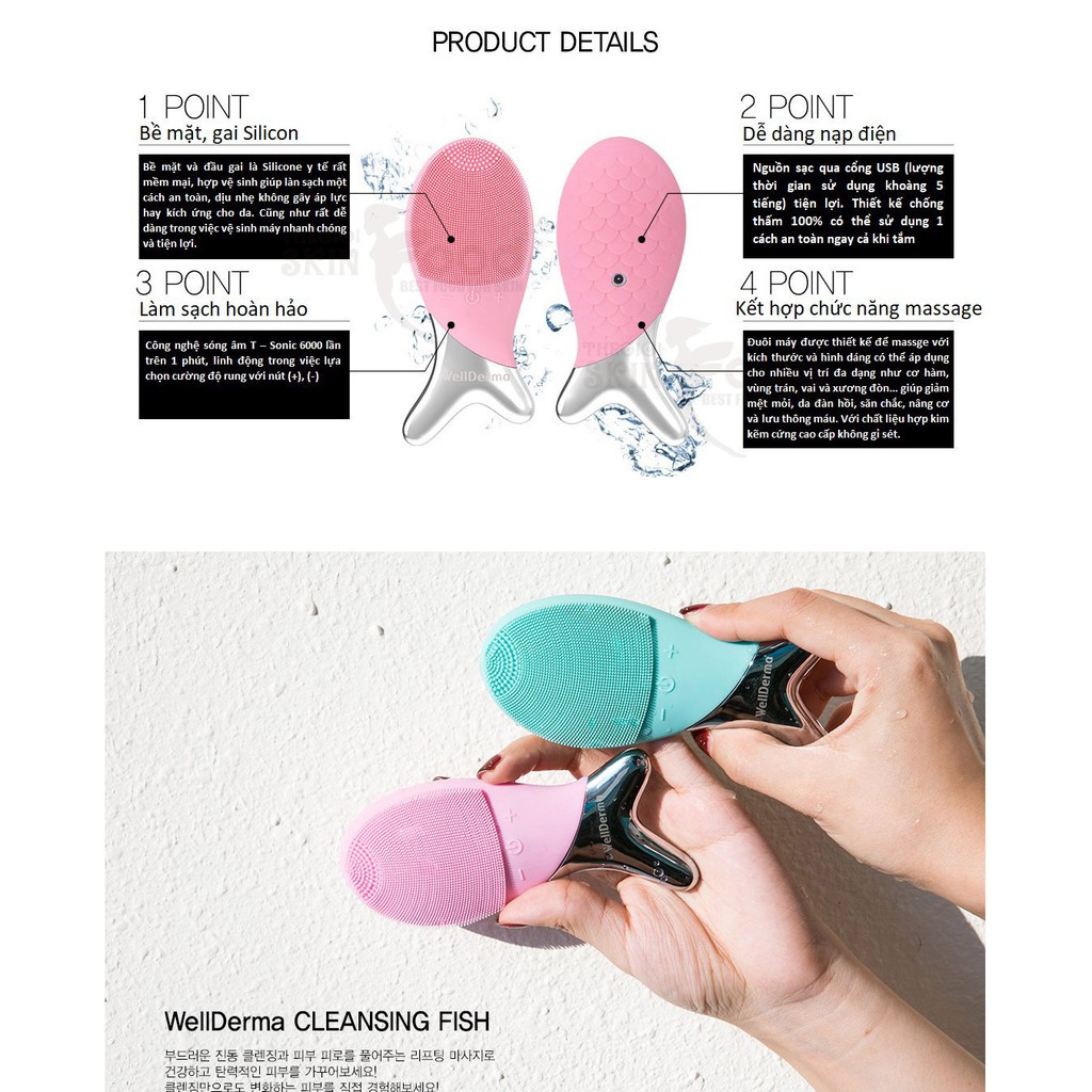 MÁY RỬA MẶT WELLDERMA CLEANSING FIS | BigBuy360 - bigbuy360.vn