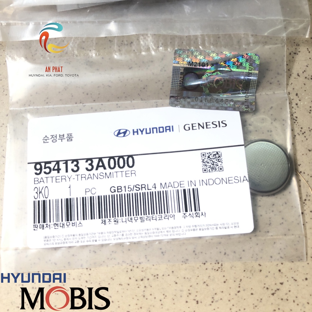 Pin Điều Khiển Remote Chính Hãng KIA/HYUNDAI | 954133A000 chính hãng MOBIS HÀN QUỐC