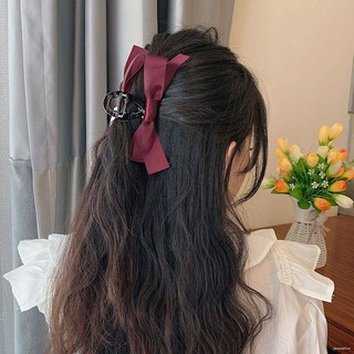 Kẹp tóc phối hình nơ bướm lớn phong cách Hàn Quốc thanh lịch