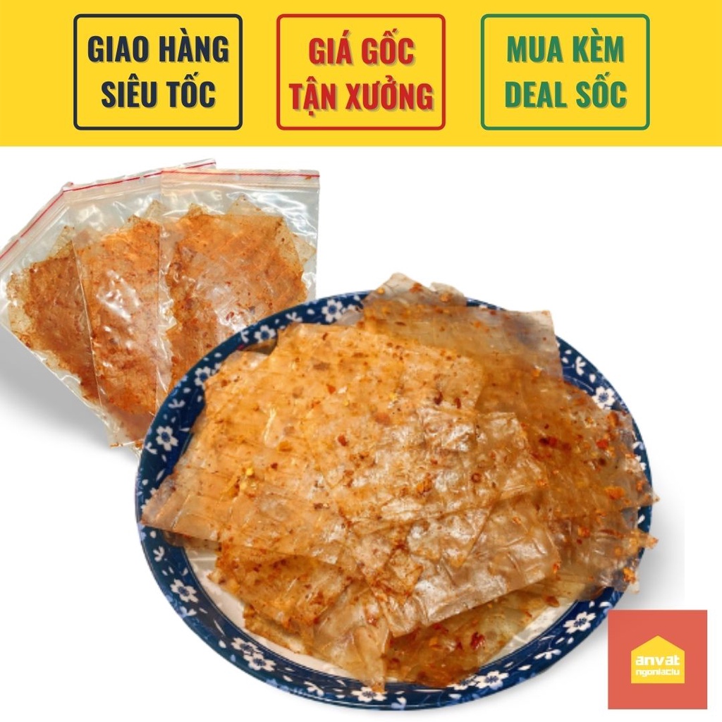 COMBO 10 BỊCH Bánh tráng muối tỏi xì ke (LỚN)