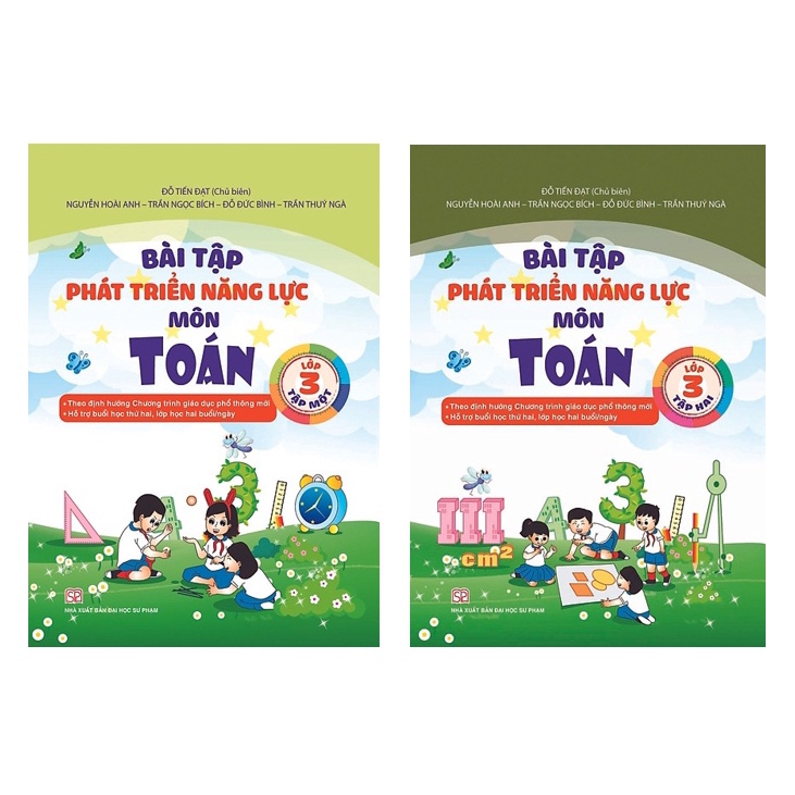 Sách - Combo Bài Tập Phát Triển Năng Lực Môn Toán Lớp 3