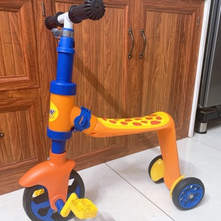 Xe cooter cho bé từ 2 đến 6 tuổi, cân nặng tối đa 35kg