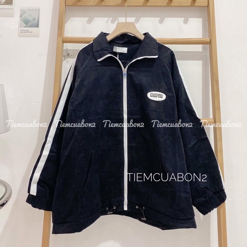 Áo khoác thô chữ BEDIN hang qchau