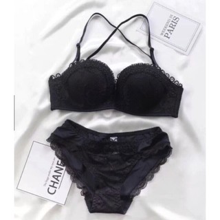 Bộ đồ lót viền răng cửa đệm dày nâng ngực siêu đẹp 2020 ( tháo dây tạo kiểu) Luliqueen