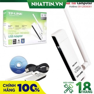 Bộ thu sóng usb wifi TP-LINK TL-WN722N 150Mbs
