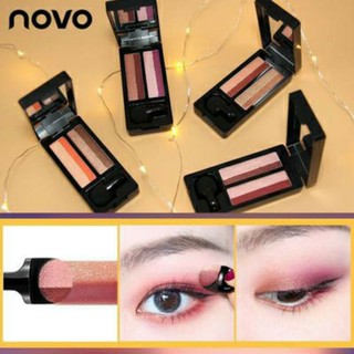 Bảng Phấn mắt Novo có Gương và Cọ Hình nấm