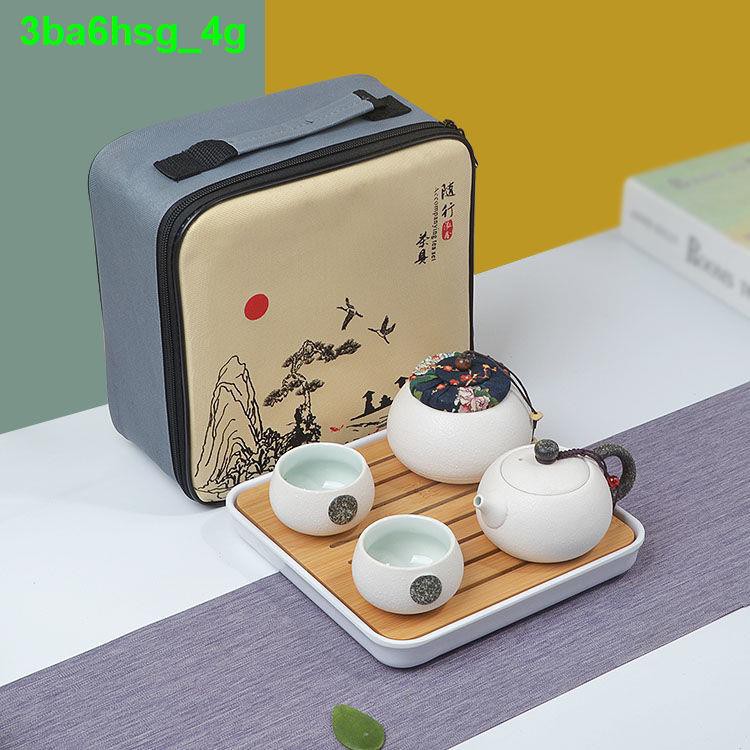 bìnhKuai Ke tách ấm trà gốm sứ Trung Quốc Kung Fu một hai chén nhà đề xuất du lịch bộ tùy chỉnh logo