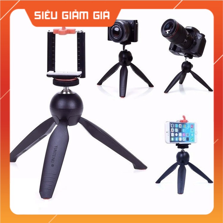 Gậy Tripod 3 Chân Chụp Ảnh YT228 Đa Năng - Chân Đế ChụpHình 3 Chân Mini Giá Rẻ