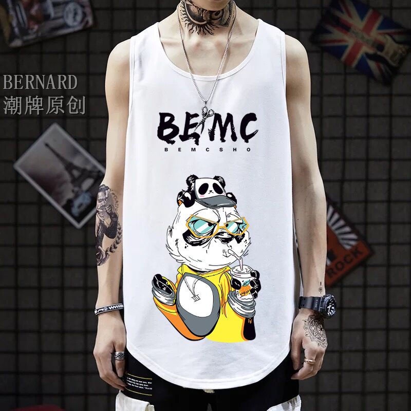 Áo Thun Sát Nách Dáng Rộng Phong Cách Hip Hop Thời Trang Mùa Hè Cho Nam