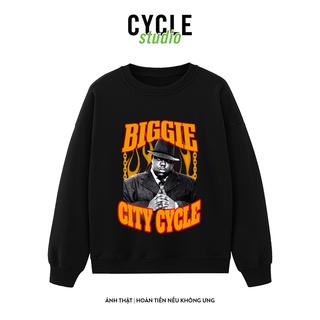Áo sweater nỉ Biggie Cycle Studio - áo nỉ sweater unisex form rộng Local Brand