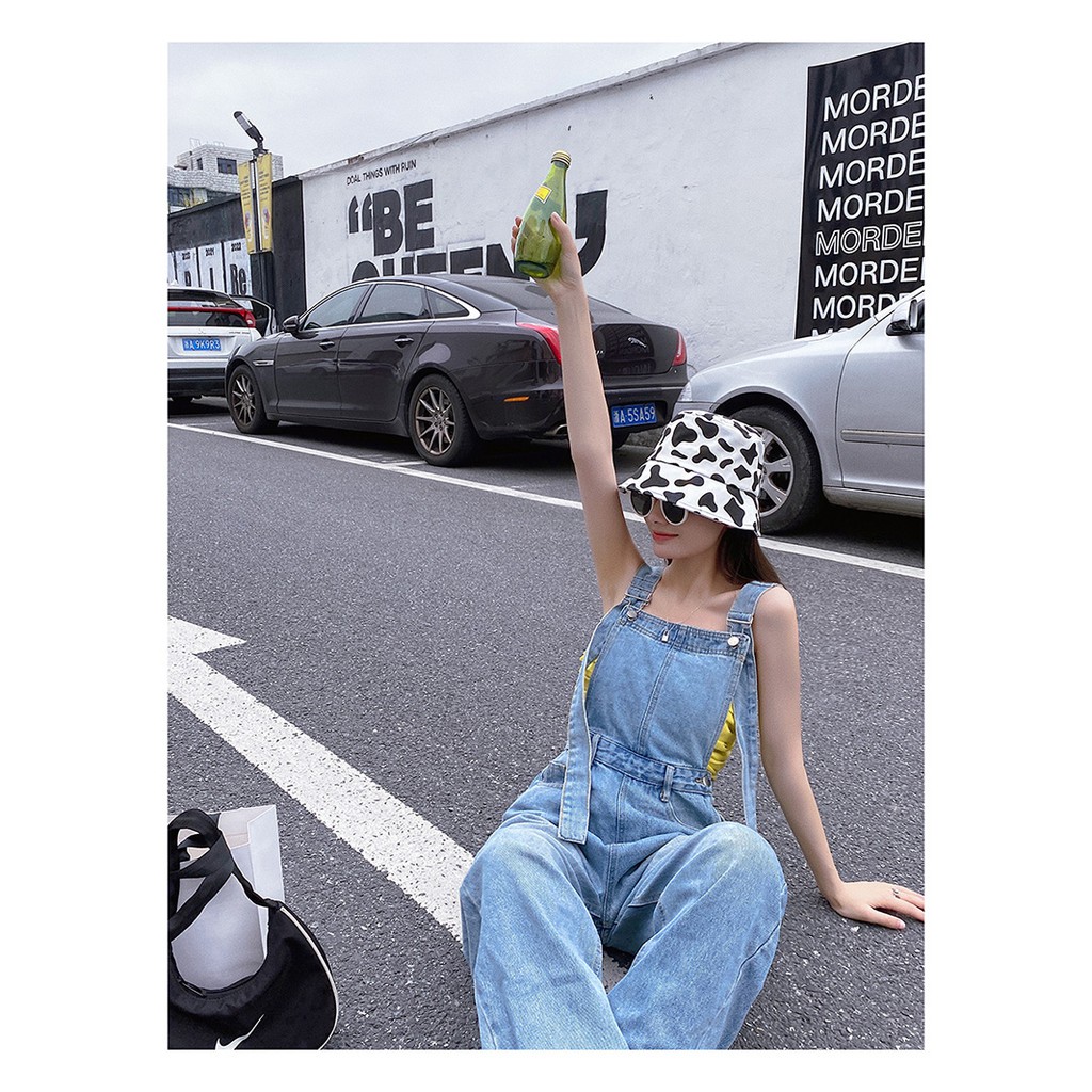 Mũ Bucket Bò Sữa Hot Trend 2 Mặt Tiện Lợi Chất Vải Cotton Dày Mịn Form Chuẩn Đẹp Phong Cách Ulzzang Unisex JUSSY