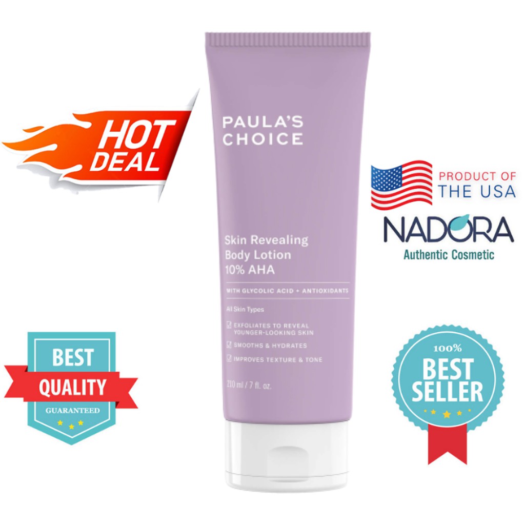 Paula's Choice Resist Revealing Body Lotion With 10% AHA - Loại bỏ tế bào chết cho body 10% AHA