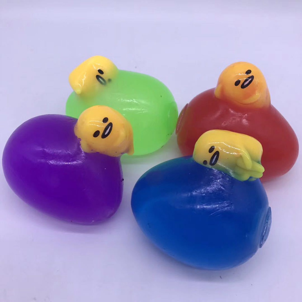 Gudetama Squishy Trứng Bóp Trút Màu Mè Gudetama Giận Xả Stress Giảm Căng Thẳng Cực đáng yêu mochi