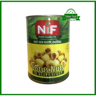 Hạt Sen Ngâm Đường ( 560 gram ) NIF - HẠT SEN ĐÓNG HỘP