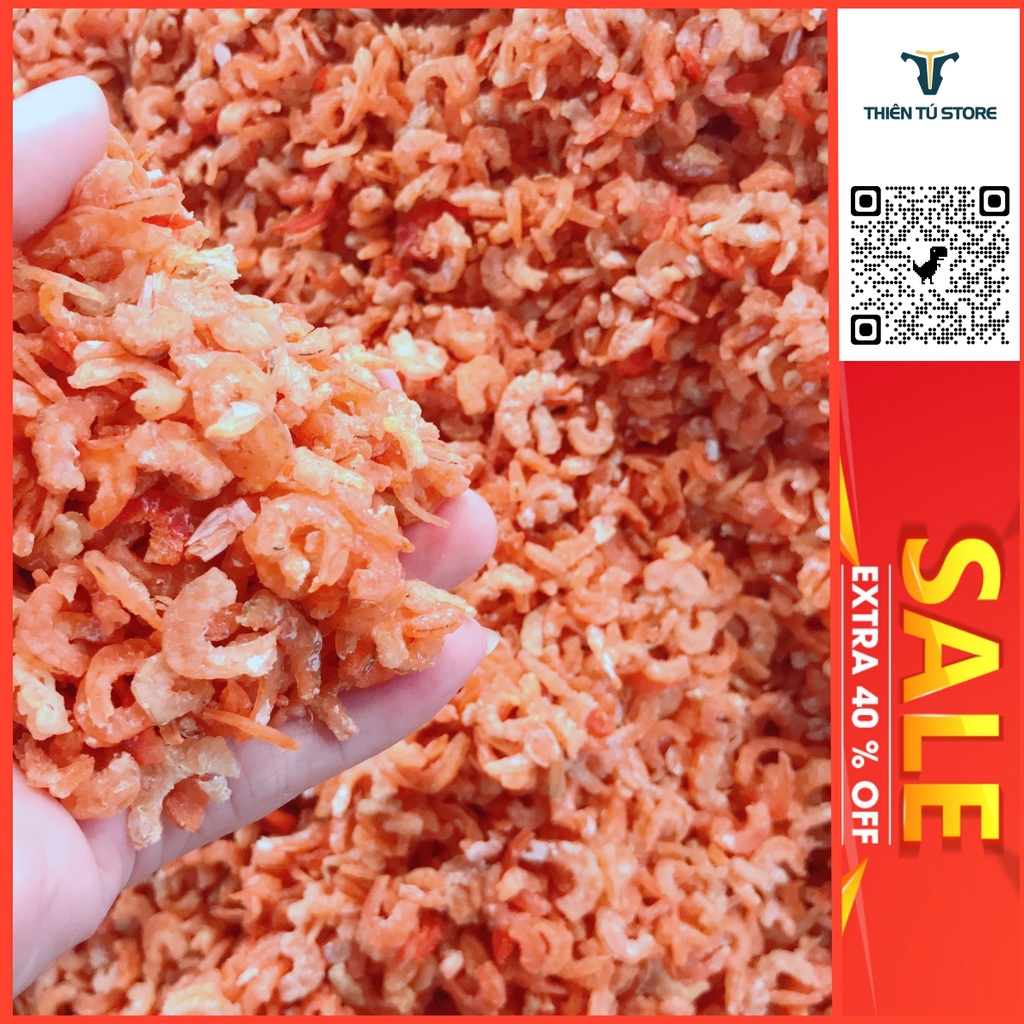 Tôm khô Cà Mau 1kg, đặc sản ĐẤT MŨI CÀ MAU phơi sấy tự nhiên, không phẩm màu, không chất bảo quản, Thịt tôm dai và ngọt