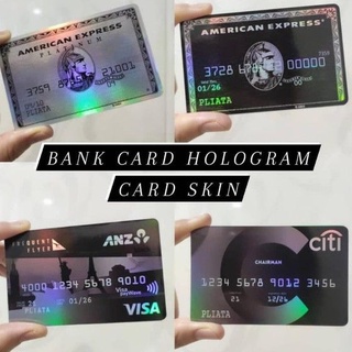 Image of BANK CARD HOLOGRAM SERIES - Card Cover Skin Sticker - PLIATA Stiker Kartu ATM, E-Money, E-Toll