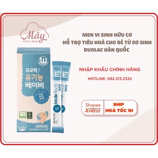Men vi sinh hữu cơ Duolac Hàn Quốc hỗ trợ tiêu hoá, giúp bé ăn ngon miệng