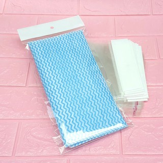 100g (~30cái) Túi Opp dán mép (Treo) 15x27cm (+ 4cm + 4cm) - Túi nilon băng keo dán miệng