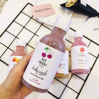 Muối tắm tẩy da chết YesNow Body Wash 260ml - Red Cherry