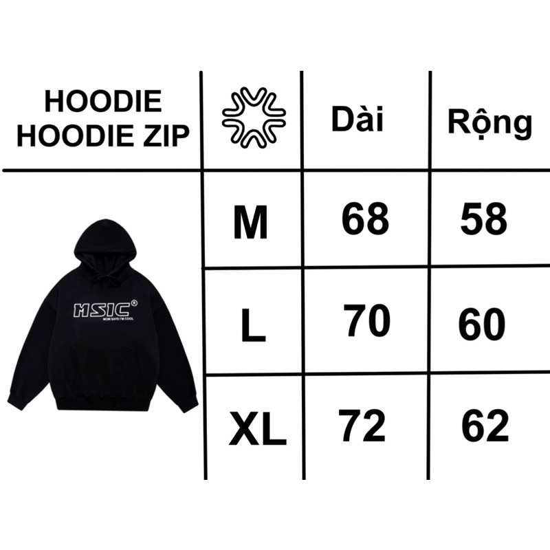 Áo Khoác MOM SAYS I'M COOL- Hoodie- Local Brand Unisex- YAMTE - ĐEN
